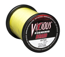 Load image into Gallery viewer, Vicious Standard Yellow Braid - 30 Lb Test