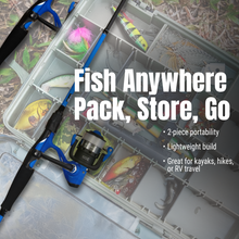 Load image into Gallery viewer, Reaction Tackle Fishing Rod and Spinning Reel Combo -SmoothCast - NEW
