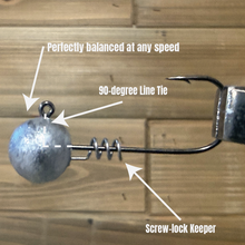 Load image into Gallery viewer, Little Head Swimbait Jig Head (3pk)
