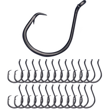 Load image into Gallery viewer, Reaction Tackle Heavyweight Catfish Circle Hooks - Offset Octopus Hooks (25 Pack) - New