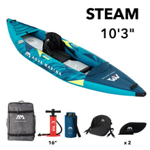 Load image into Gallery viewer, Aqua Marina STEAM 10'3" Inflatable Versatile/Whitewater Kayak